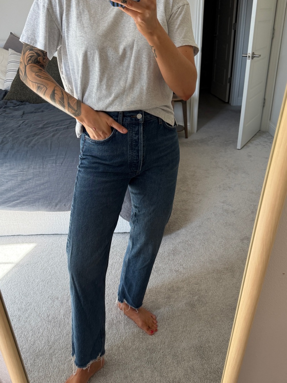Agolde 90s pinch waist straight leg jeans